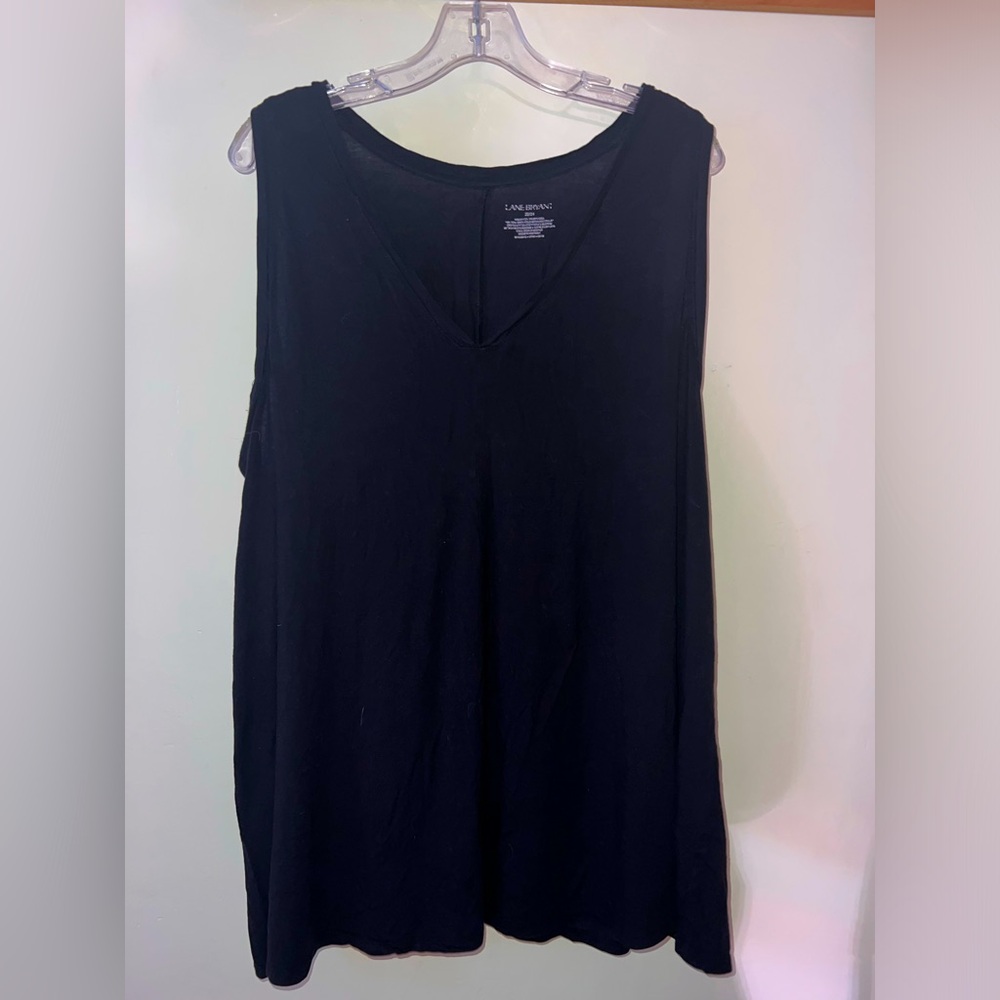 Black Lane Bryant tank top.